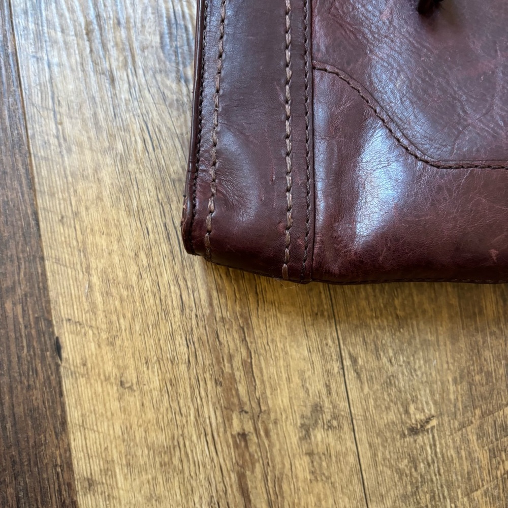 Frye Melissa Zip Crossbody Dark Red - Picture 5 of 16